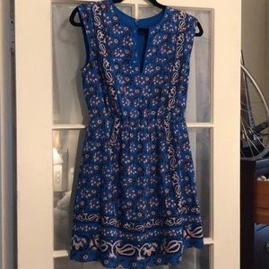 J crew vintage scarf dress